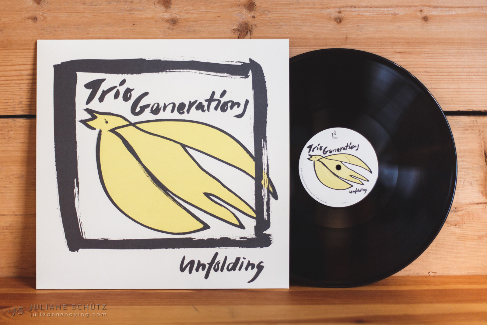 Vinyl layout Trio Generations | © Juliane Schütz