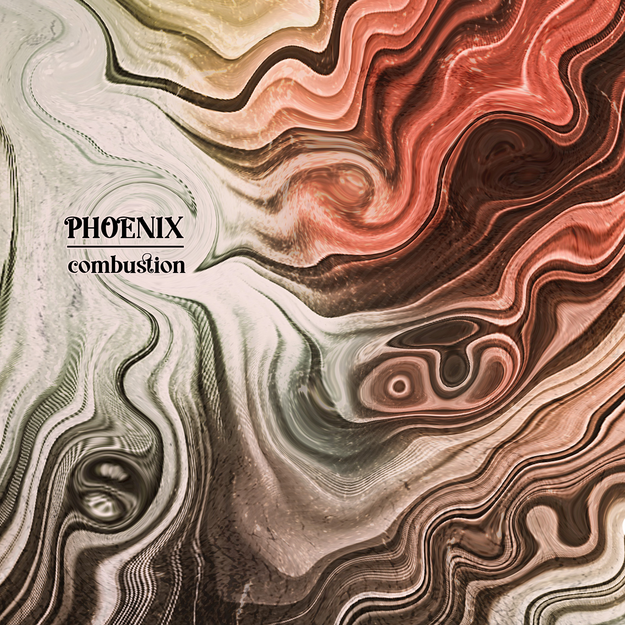 Emil Storløkken Åse&#039;s PHOENIX &quot;Combustion&quot; - Sonic Transmissions Records Digital single artwork © Juliane Schütz